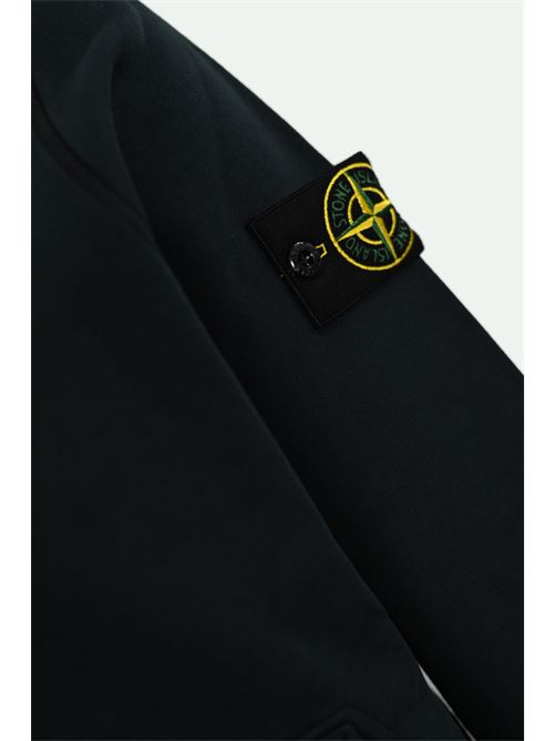 Felpa con zip 64251 Navy STONE ISLAND | 811564251A0020